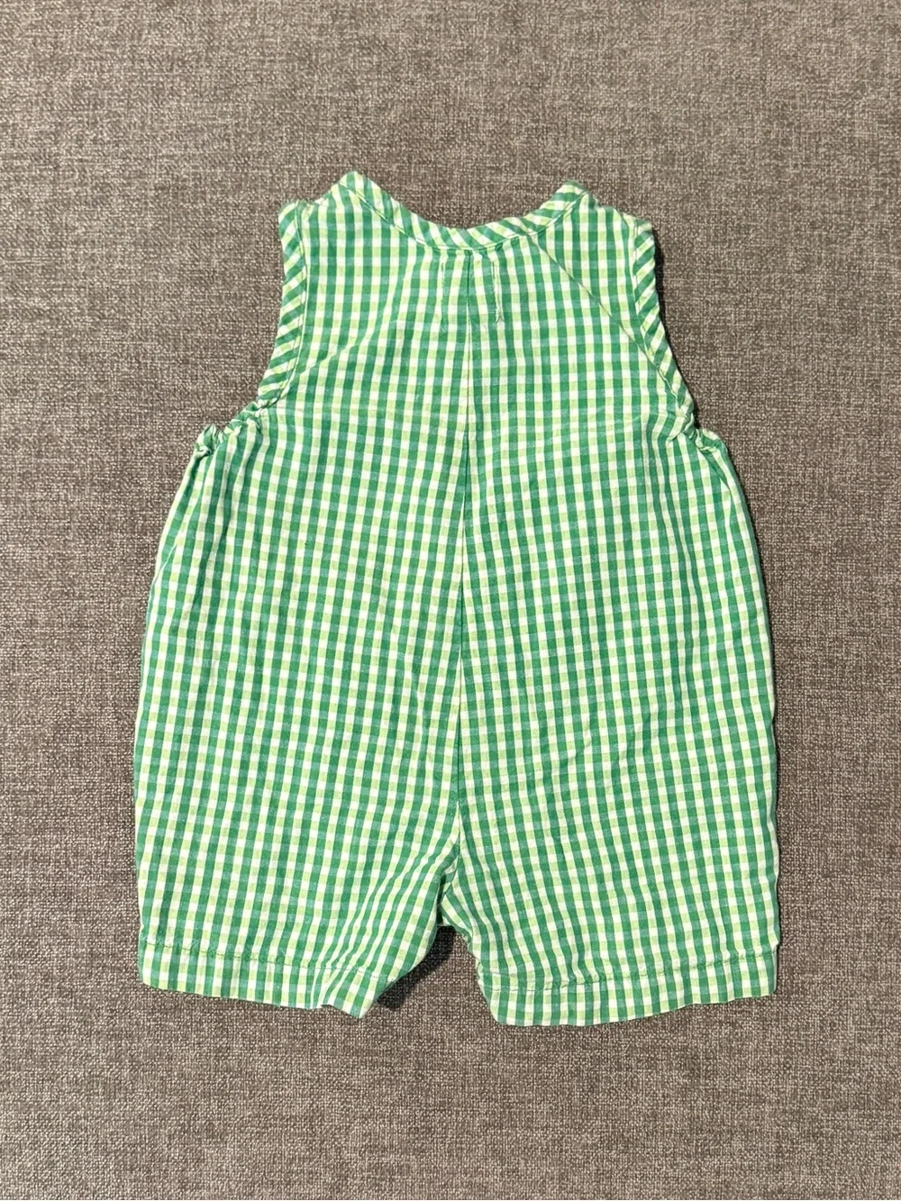 Vintage Baby GAP Green & White Gingham XS (0-3m)